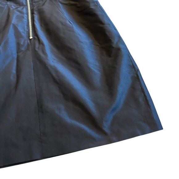 Nomia 100% Silk Black Dress High Neck Halter Mini Length Cocktail Size 4 Women's - Picture 7 of 9